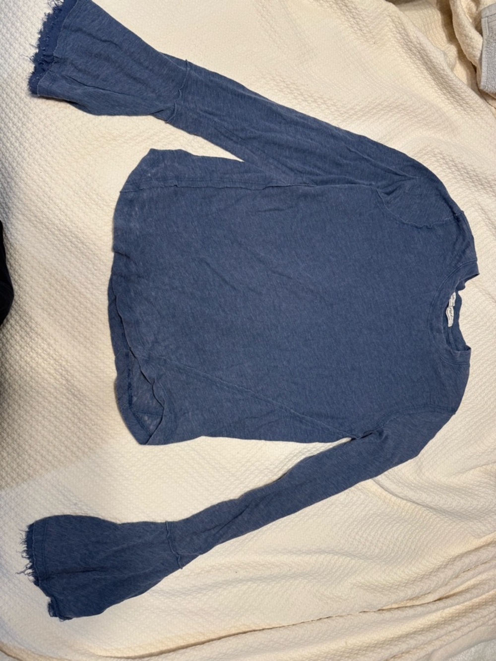 We The Free Vintage Indigo Blue Crewneck Tee